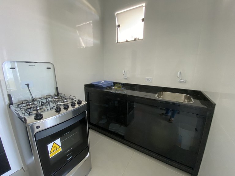 Apartamento térreo, 01 dormitório