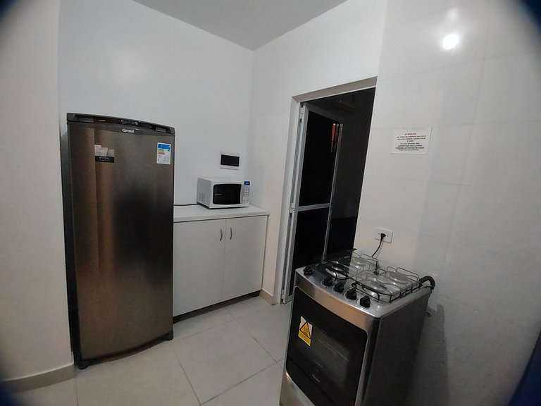 Apartamento térreo, 01 dormitório